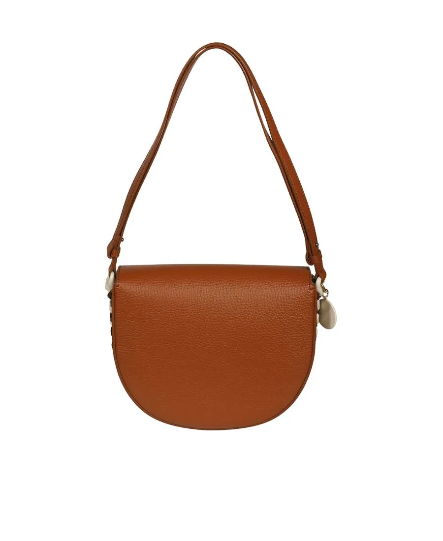 Stella Mccartney Frayme Whipstitch-Detailed Shoulder Bag