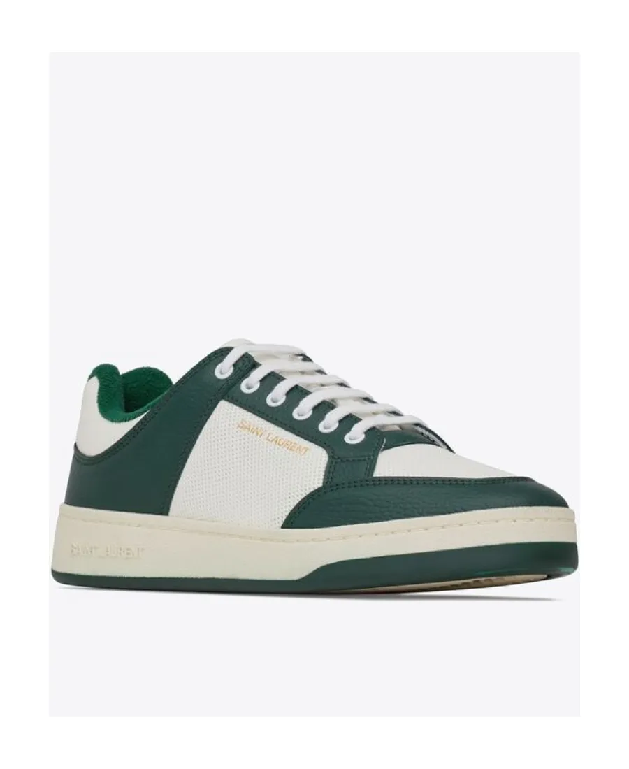 Saint Laurent Sl/61 Round Toe Low-Top Sneakers