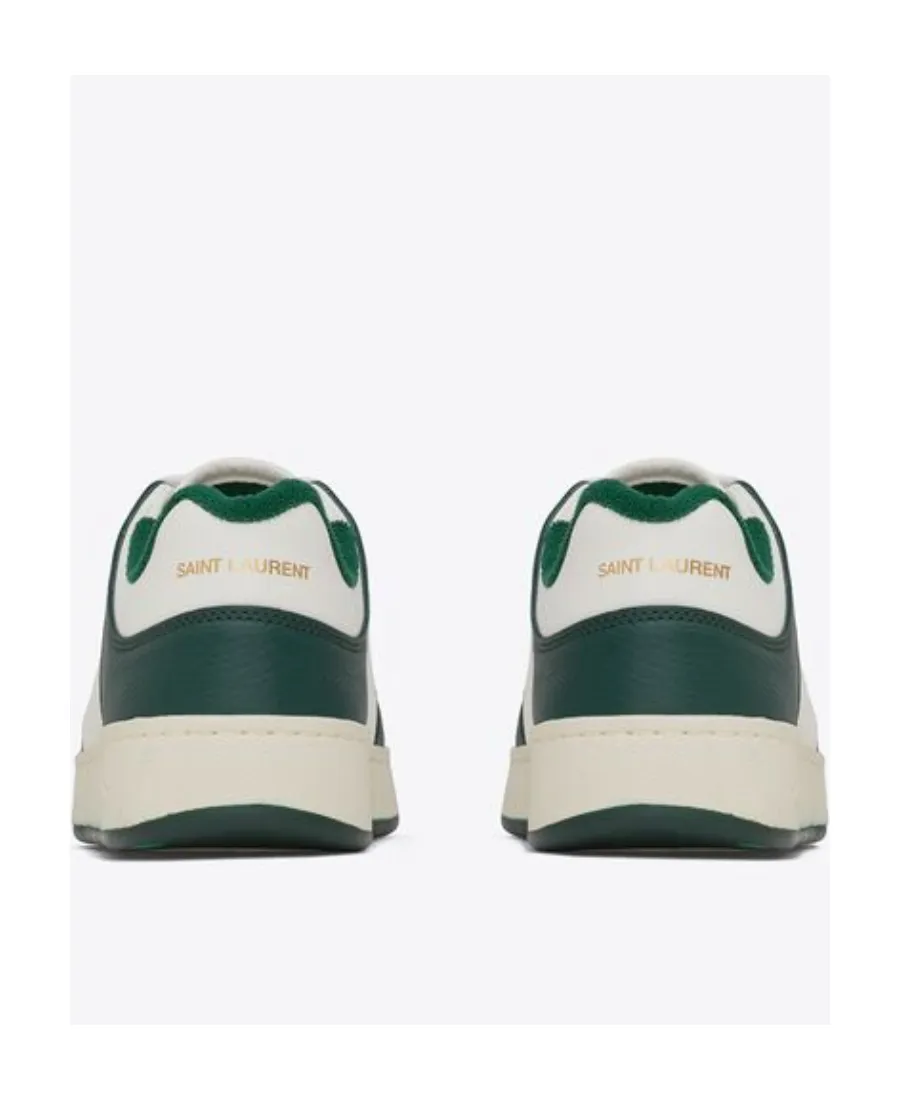 Saint Laurent Sl/61 Round Toe Low-Top Sneakers