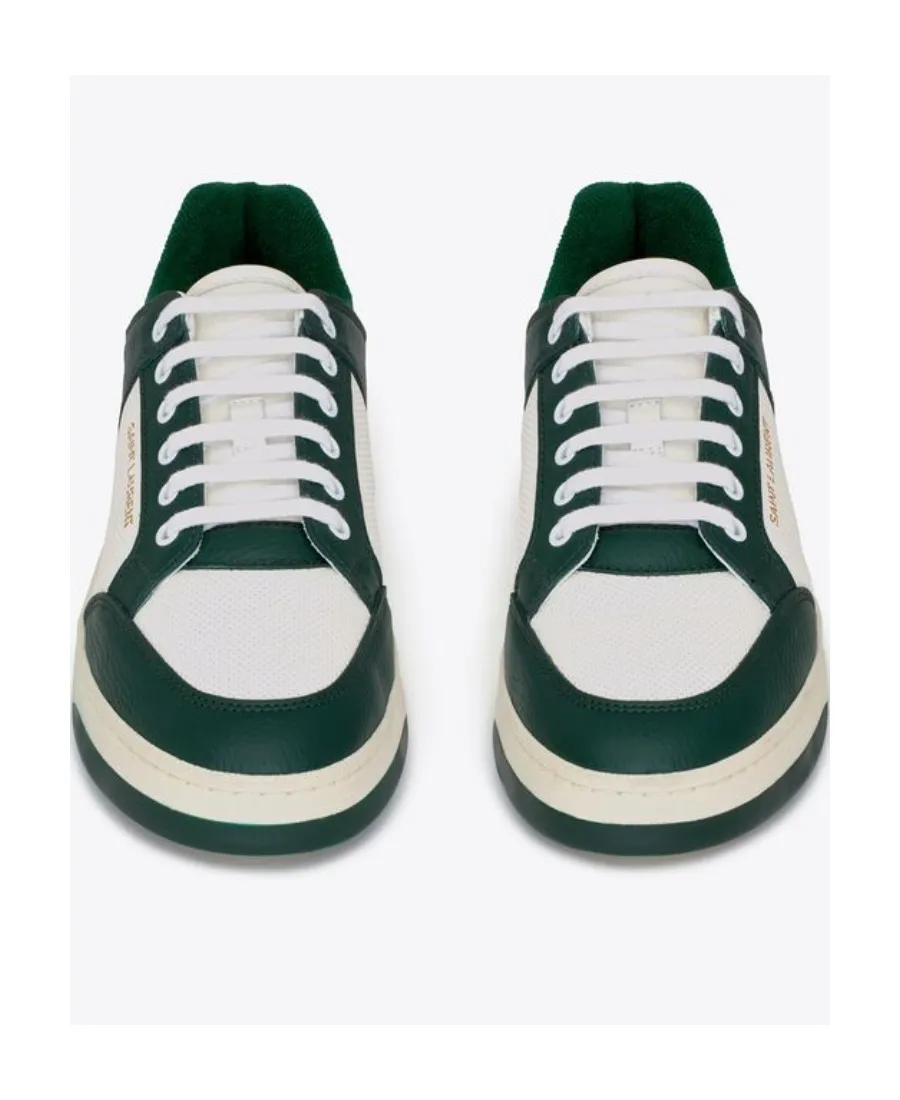 Saint Laurent Sl/61 Round Toe Low-Top Sneakers