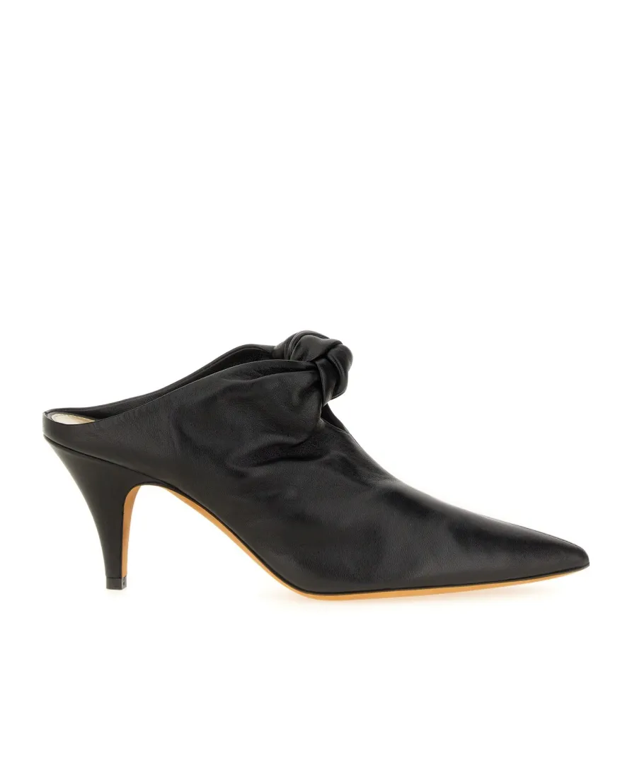 Khaite Rowan Pointed-Toe Mules