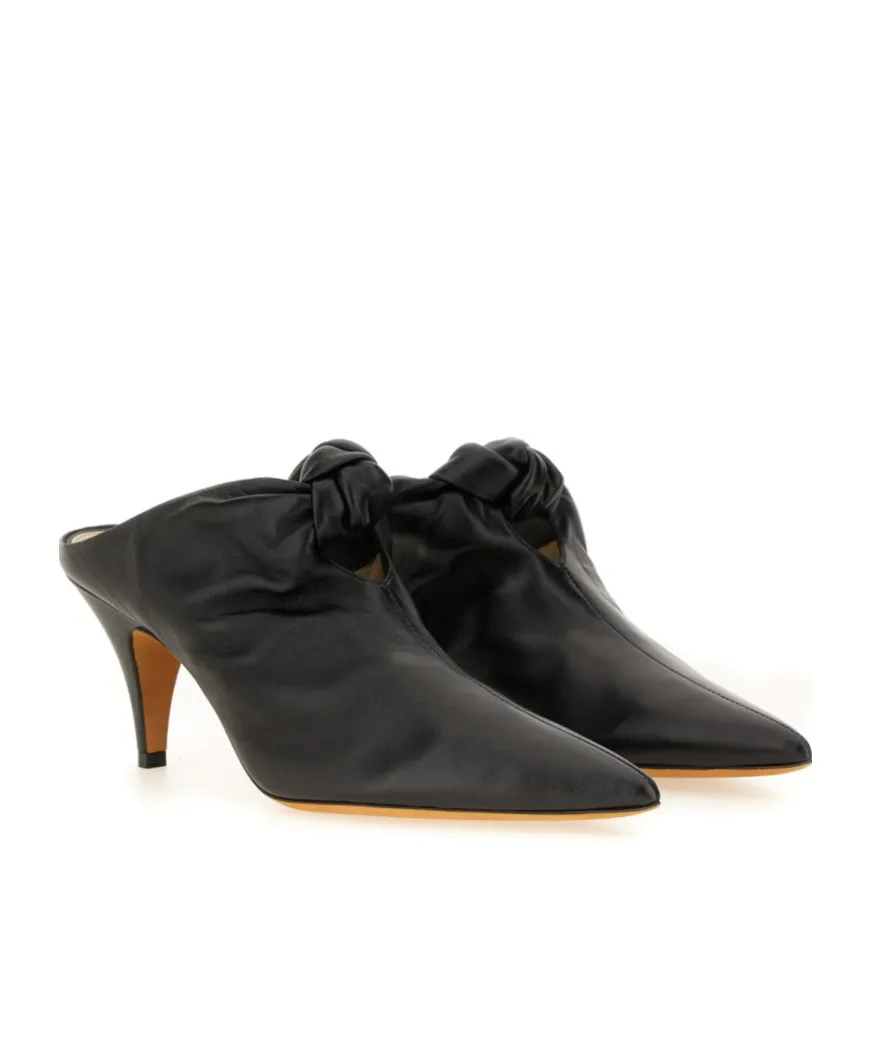 Khaite Rowan Pointed-Toe Mules