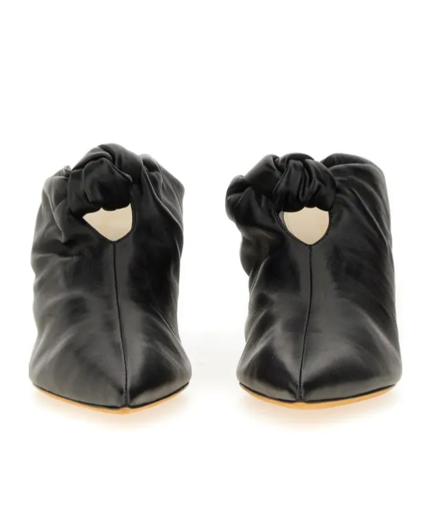 Khaite Rowan Pointed-Toe Mules