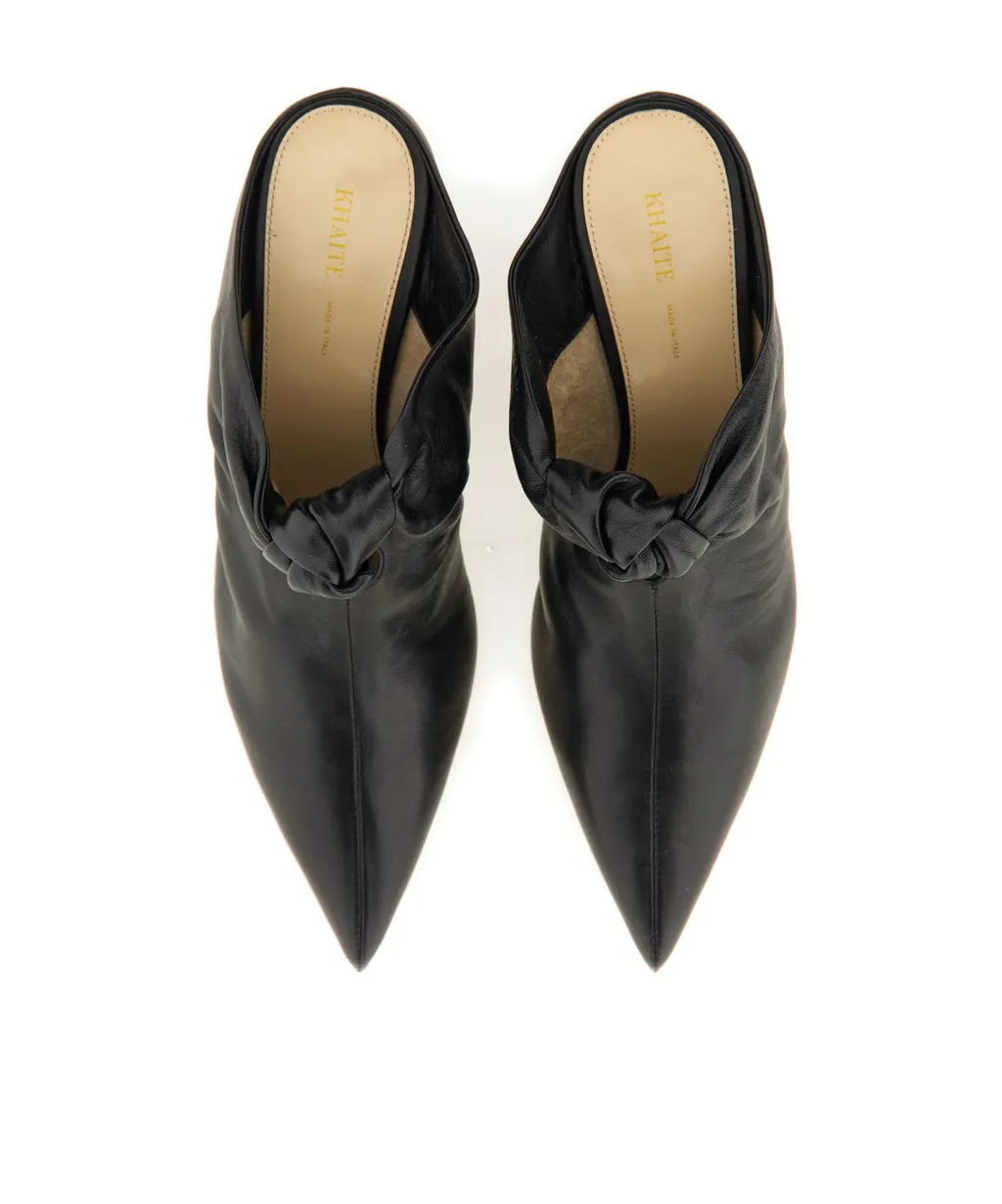Khaite Rowan Pointed-Toe Mules