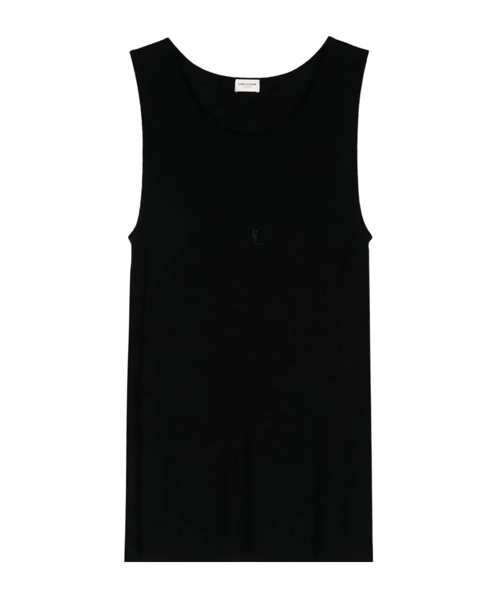 Saint Laurent Cassandre Sleeveless Top