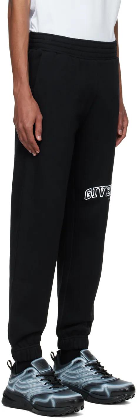 Black Cotton Sweatpants