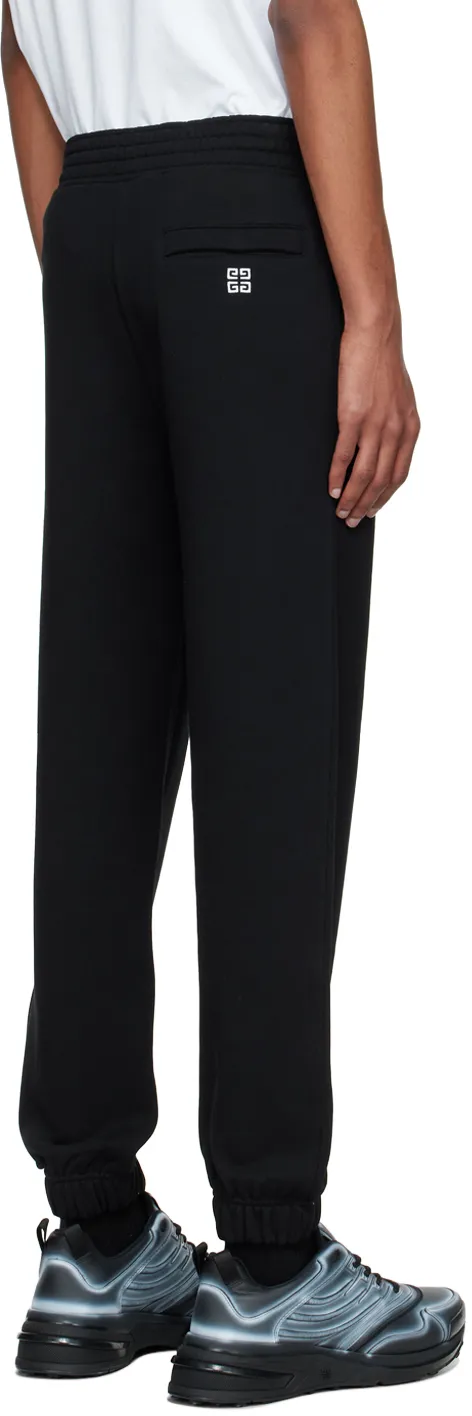 Black Cotton Sweatpants