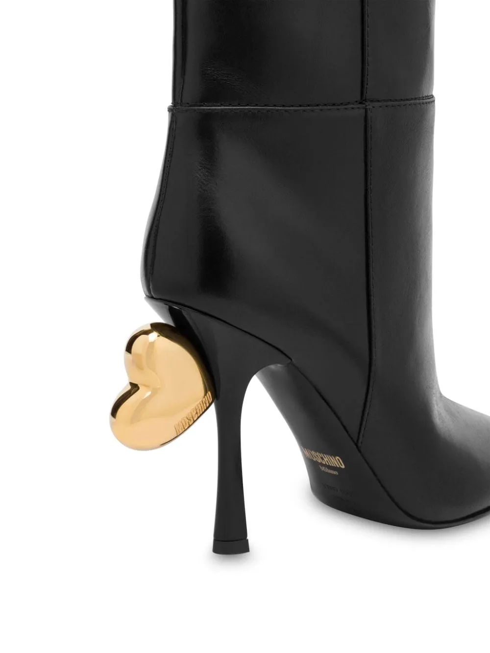 Moschino Heart Sculpted Heel Boots