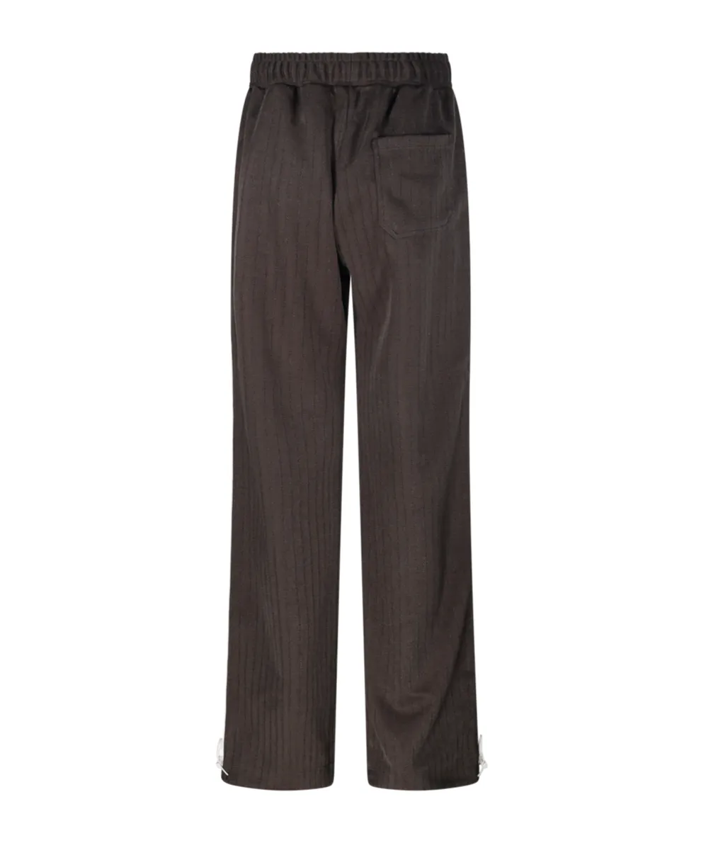 Golden Goose Deluxe Brand Logo Printed Track Trousers