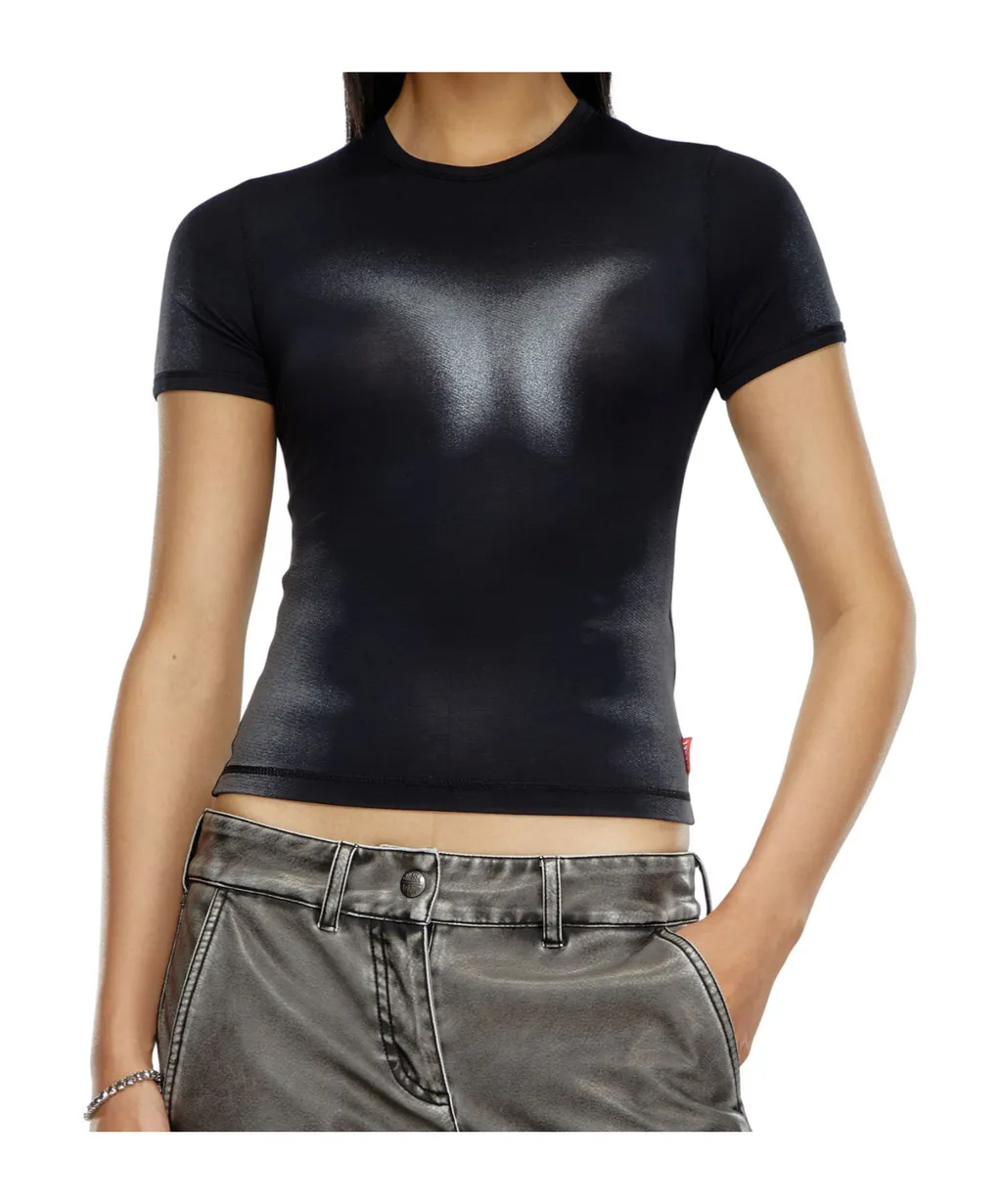Diesel T-Anessa Metallic Top