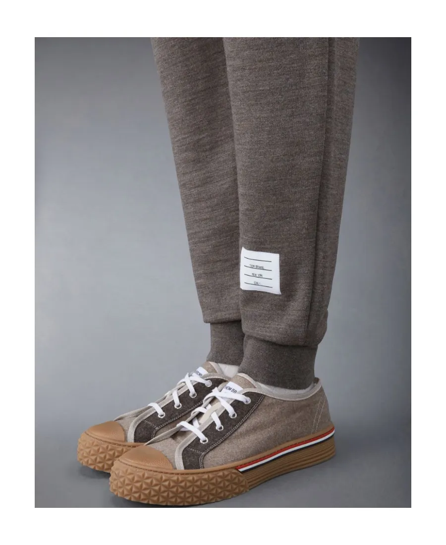 Thom Browne Four Bar Drawstring Joggers