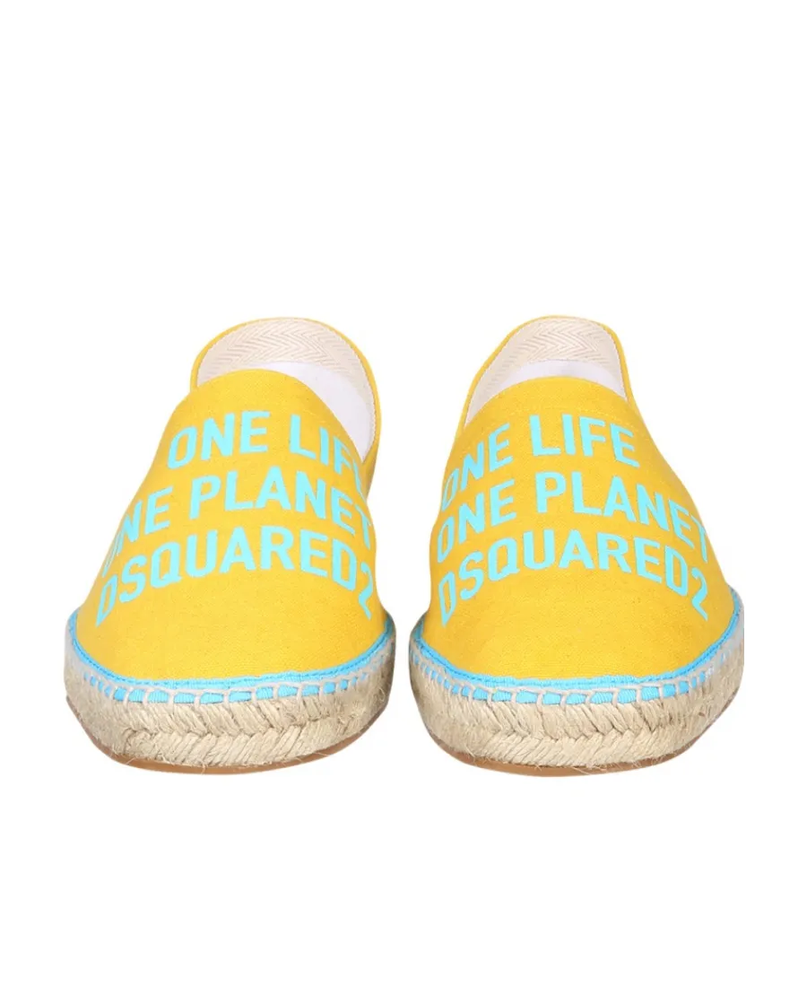 Dsquared2 Logo Slogan Jacquard Espadrilles