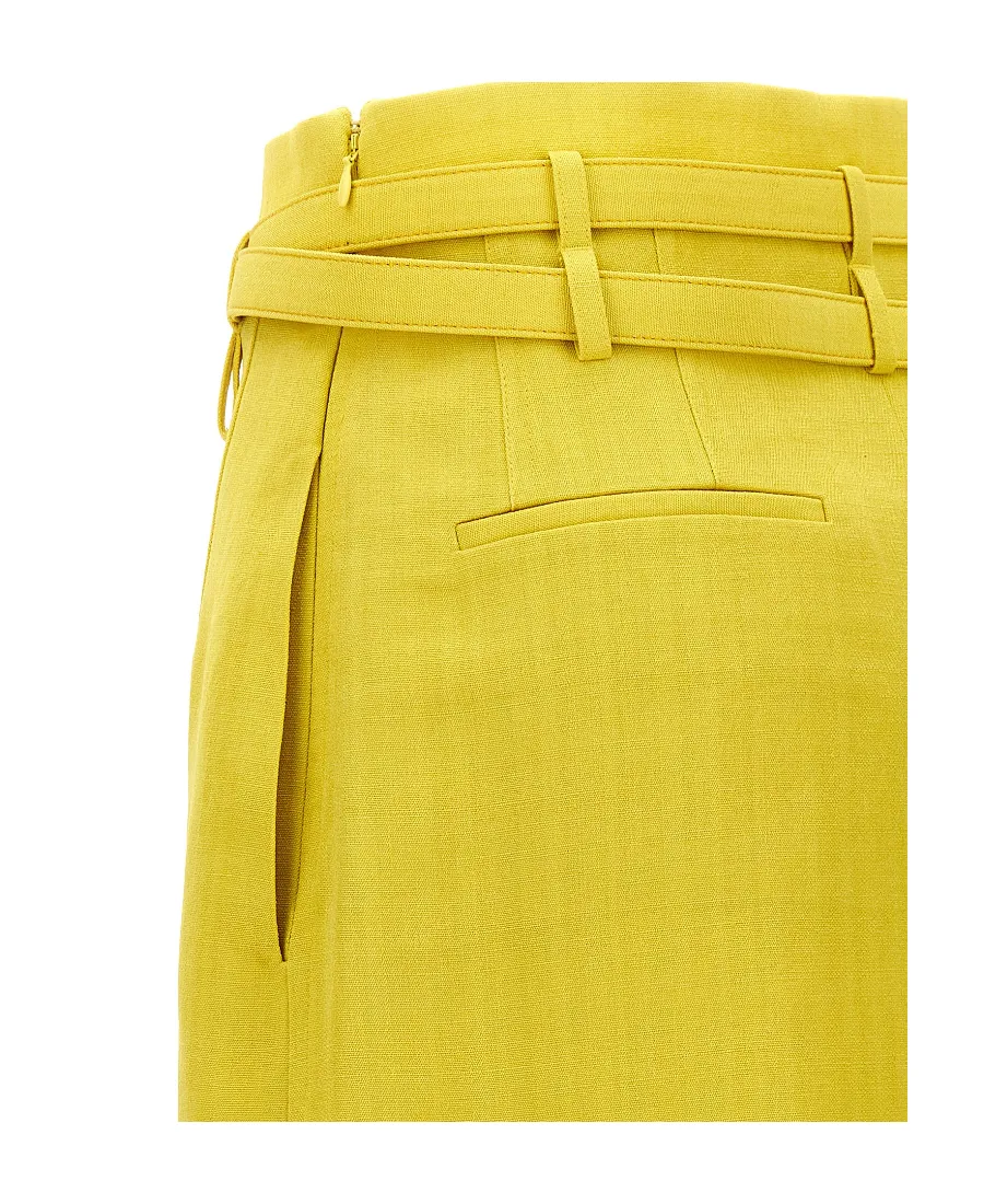 Jil Sander Belted Midi Skirt
