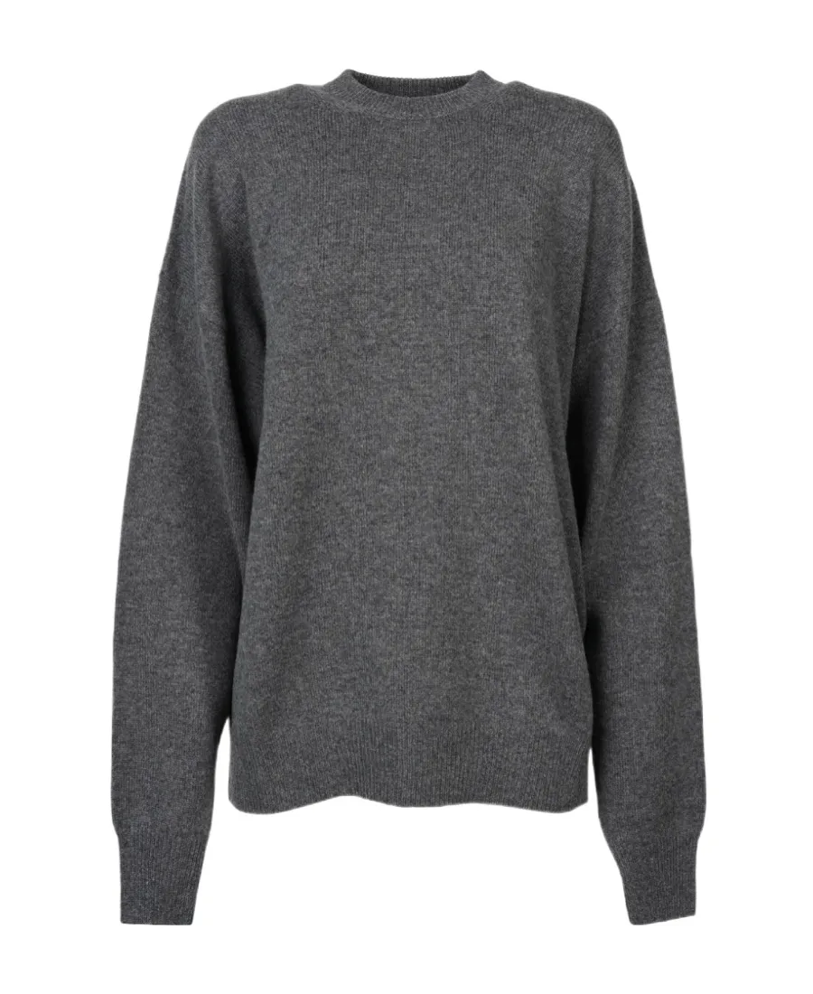 Logo Embroidered Knit Jumper