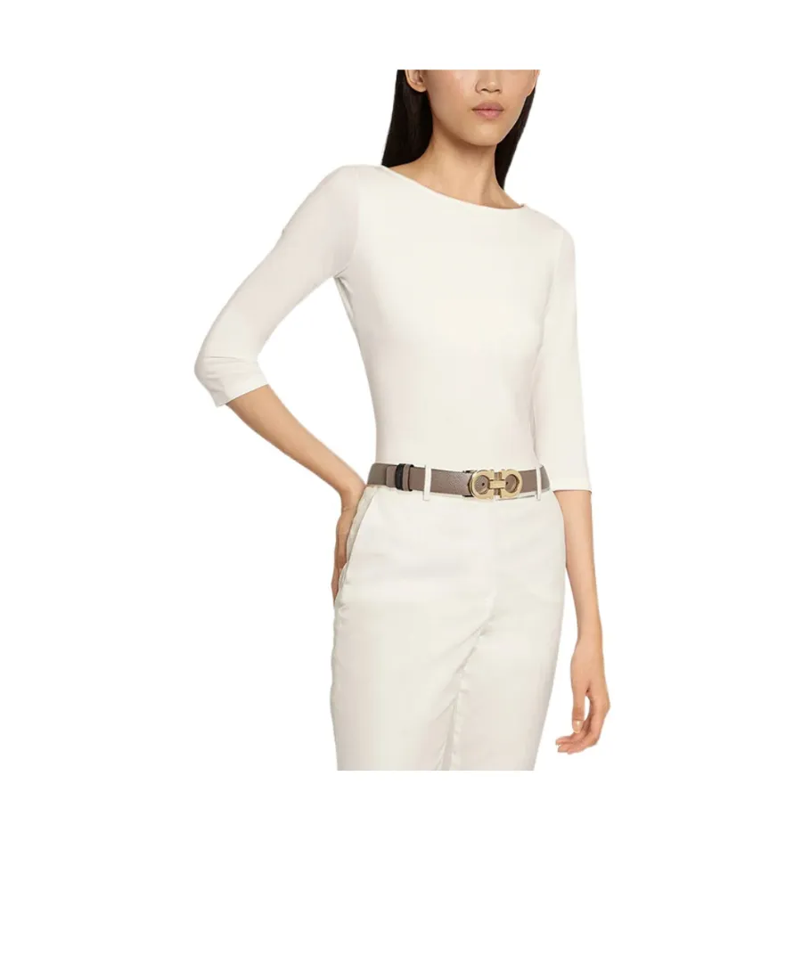 Logo Buckle Double-Sided Waistband