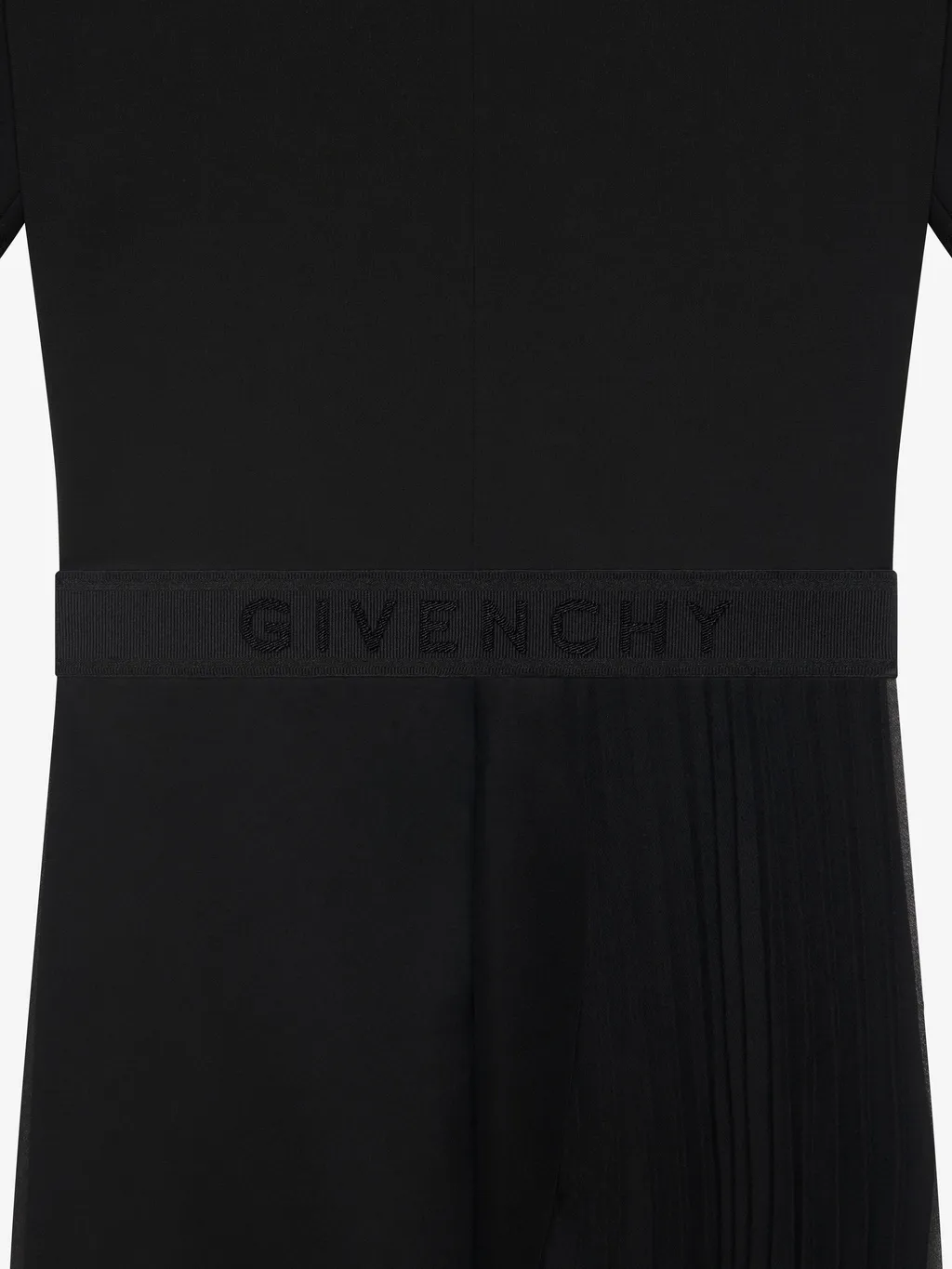 Givenchy Asymmetrical Short-Sleeved Dress