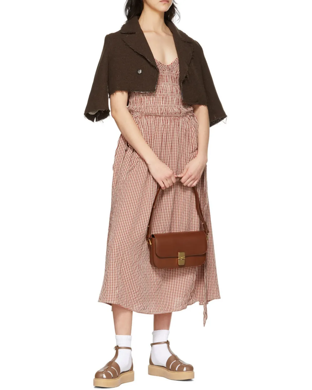 A.P.C. Grace Foldover Shoulder Bag