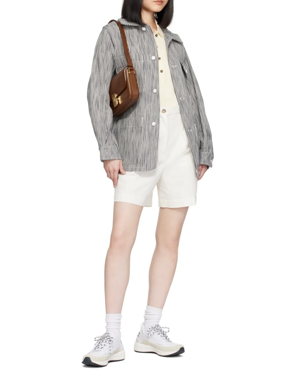 A.P.C. Grace Foldover Shoulder Bag
