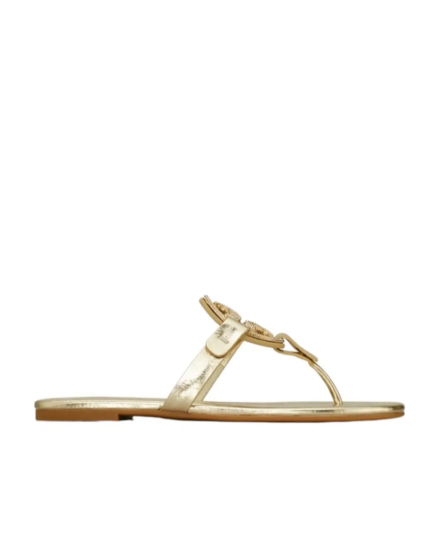 Tory Burch Miller Embellished Flat Sandals