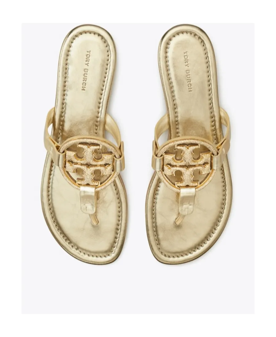 Tory Burch Miller Embellished Flat Sandals