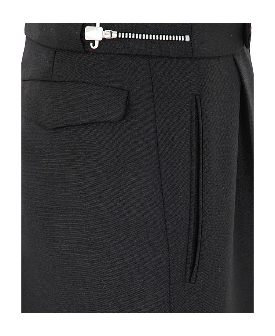 Maison Margiela Mid-Rise Tailored Trousers
