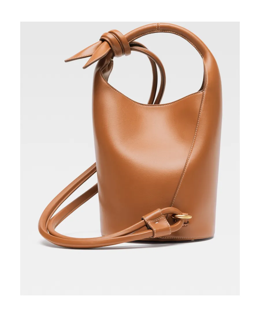 Jacquemus Mini Knotted Bucket Bag