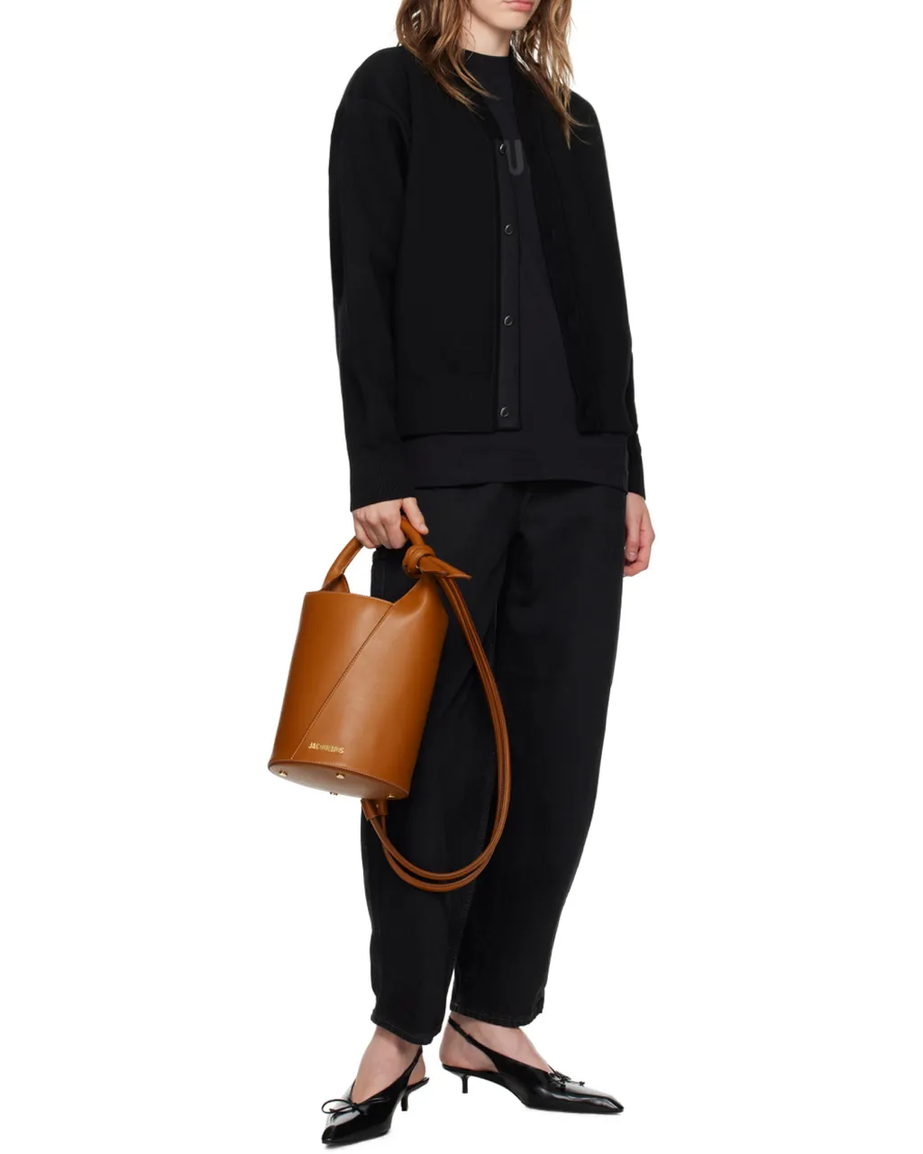 Jacquemus Mini Knotted Bucket Bag