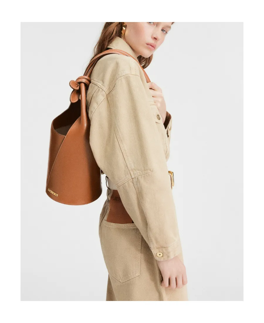 Jacquemus Mini Knotted Bucket Bag