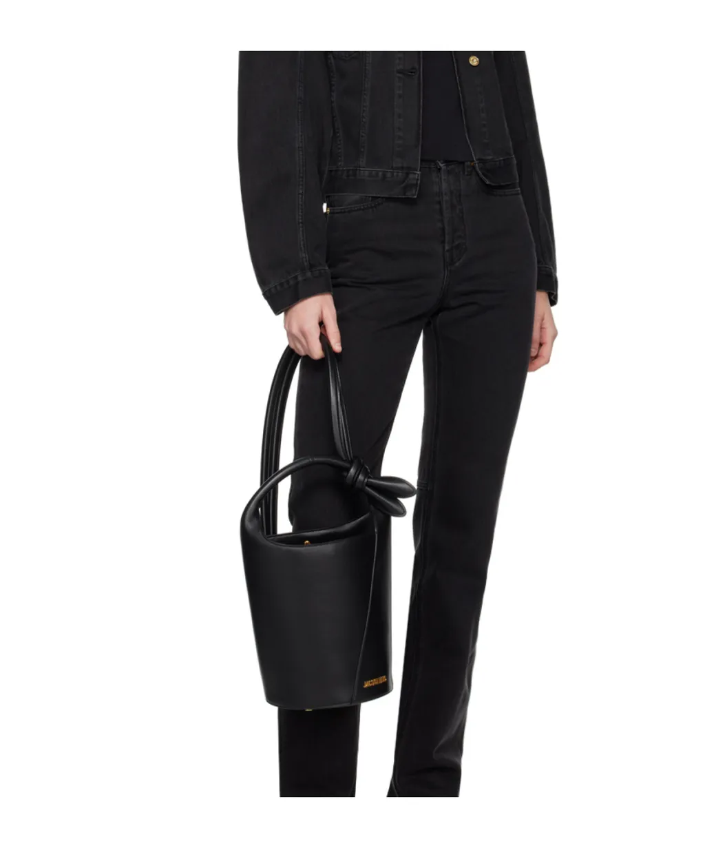 Jacquemus Mini Knotted Bucket Bag