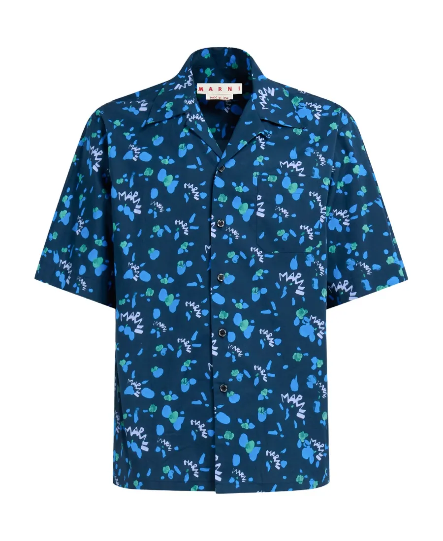 Marni Graphic Printed Buttoned Shirt