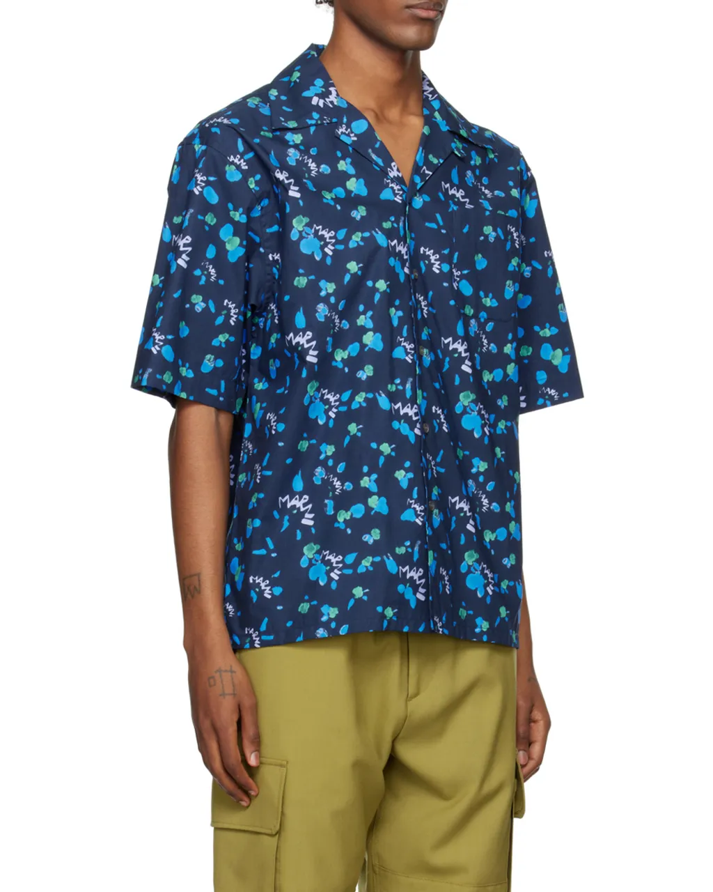 Marni Graphic Printed Buttoned Shirt