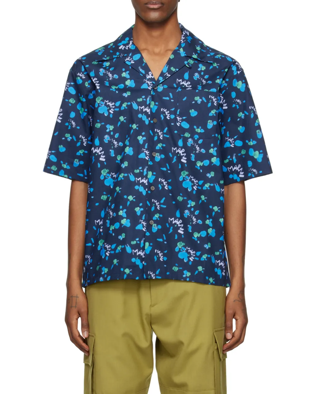 Marni Graphic Printed Buttoned Shirt