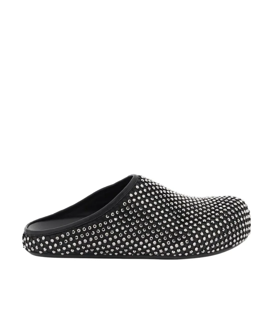 Marni Rhinestones Embellished Mules