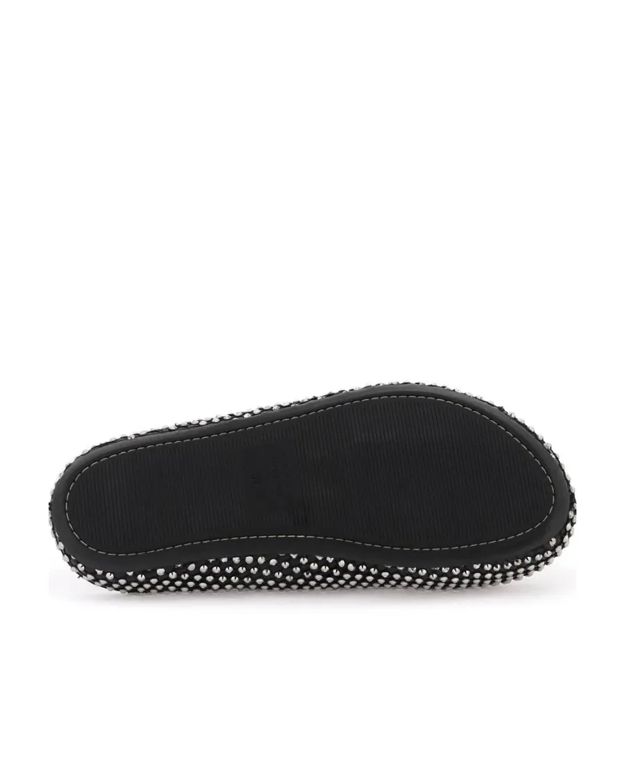 Marni Rhinestones Embellished Mules