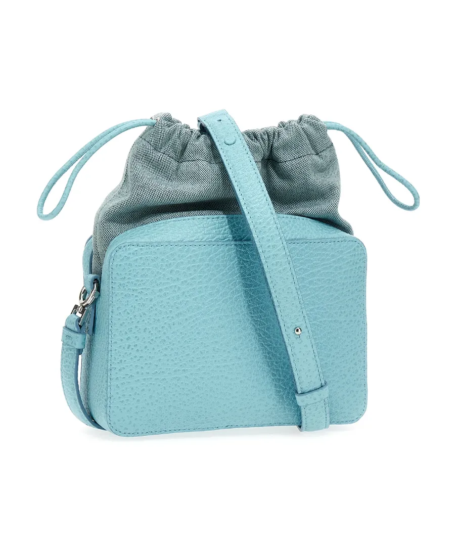 Maison Margiela Panelled Drawstring Shoulder Bag