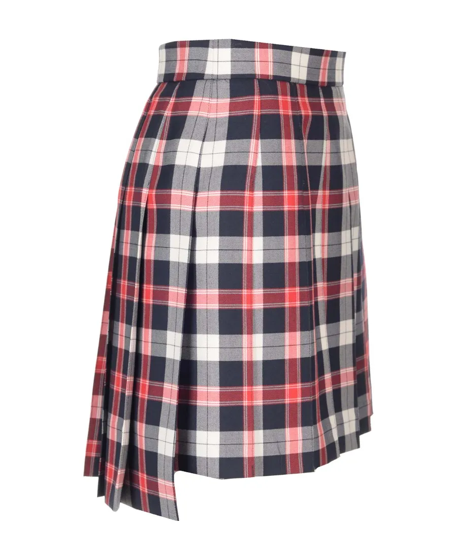 Thom Browne Checkered Pleated Mini Skirt