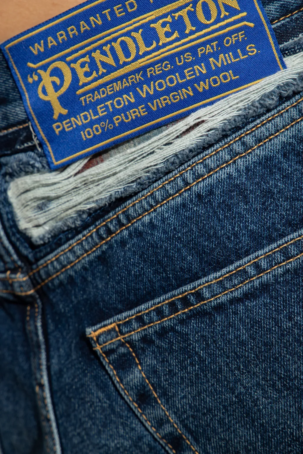 Maison Margiela Vintage Checkered Detailed Jeans
