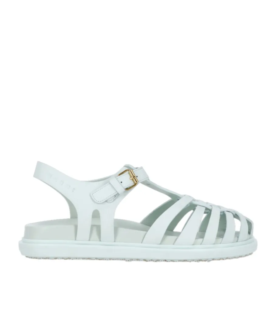 Marni Fisherman Ankle-Buckle Sandals