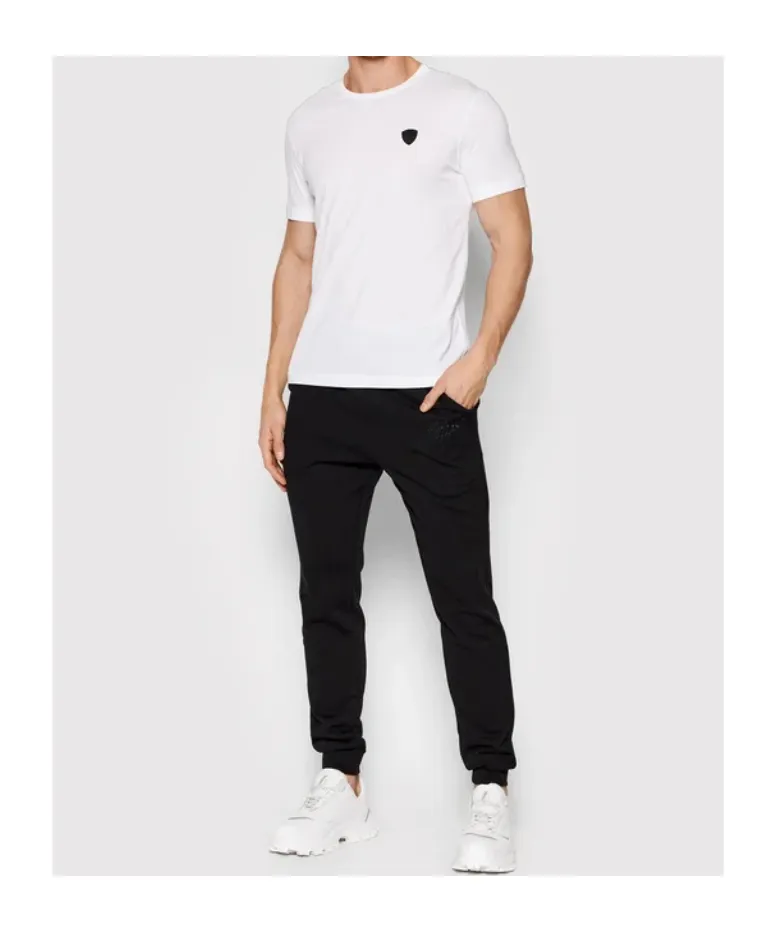 Logo Patch Round-Neck T-Shirt