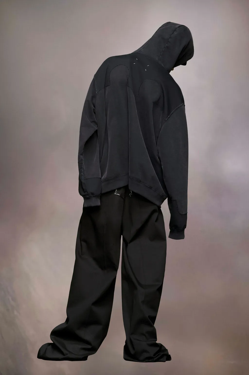 Maison Margiela Zip Up Drawstring Hoodie