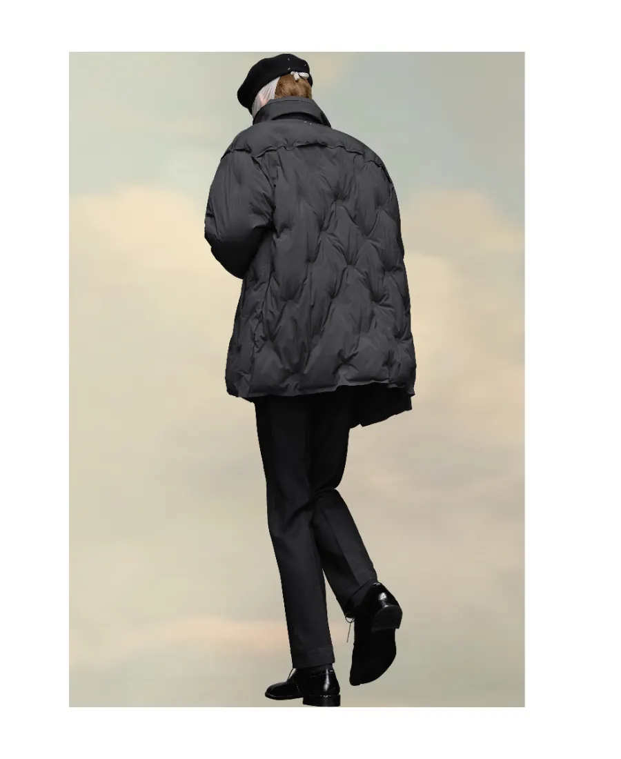 Maison Margiela Four-Stitch Detailed Padded Coat