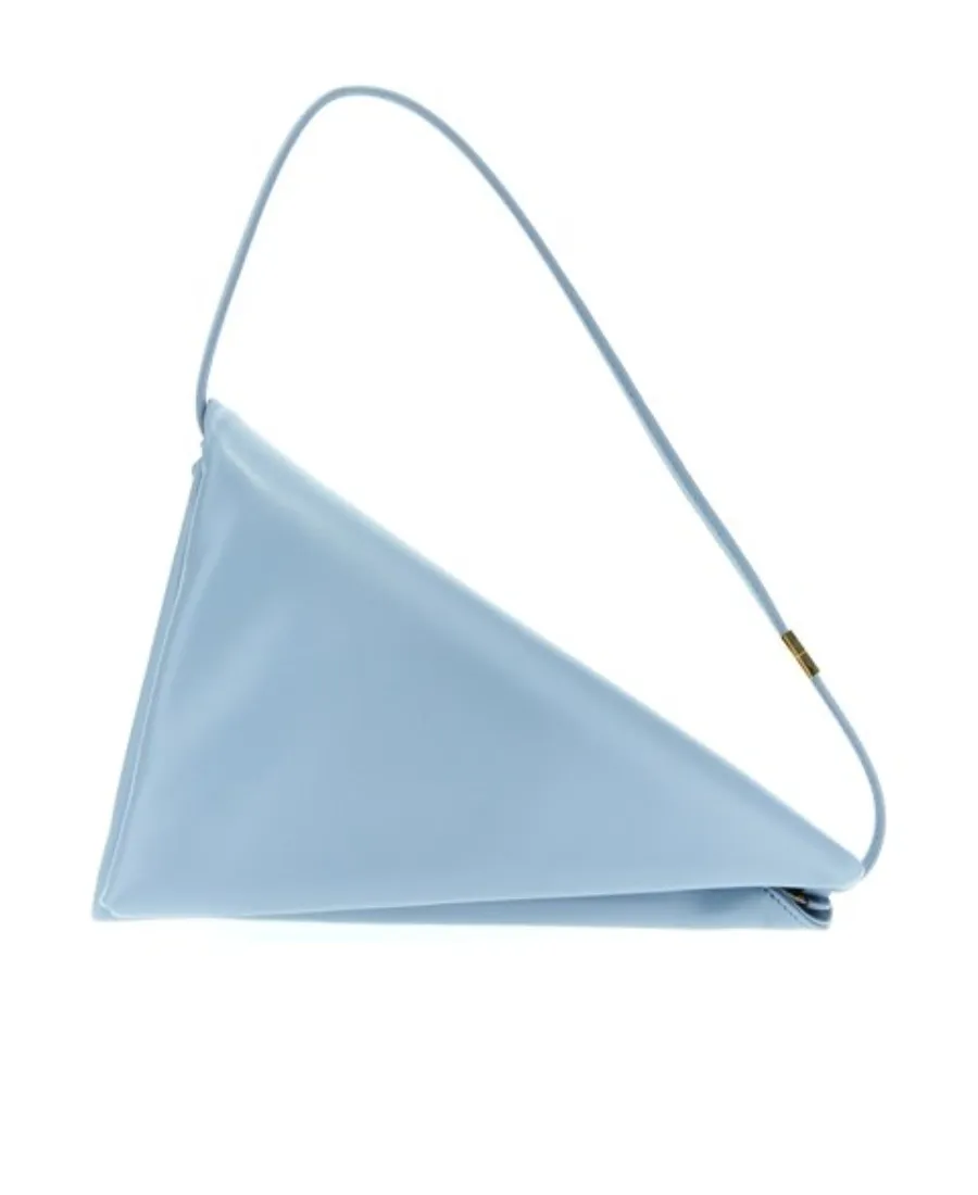 Marni Prisma Logo Embossed Shoulder Bag