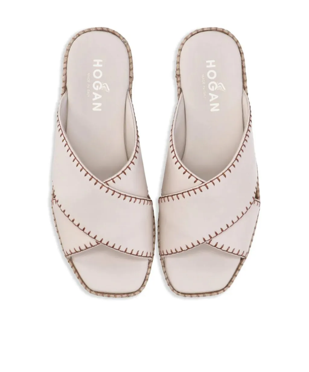 Hogan H660 Square Toe Slides