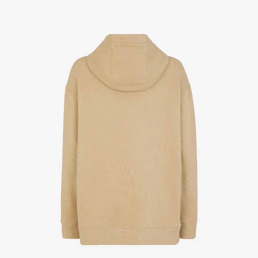 Fendi Ff Sequin-Embellished Drawstring Hoodie