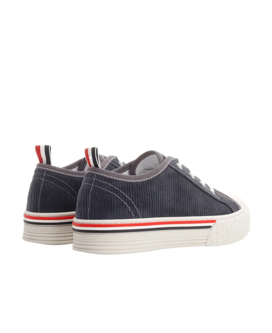 Thom Browne Round-Toe Lace-Up Sneakers