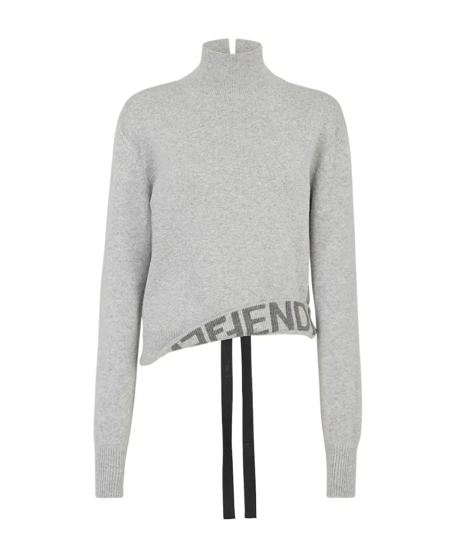 Fendi Long-Sleeved Knitted Jumper