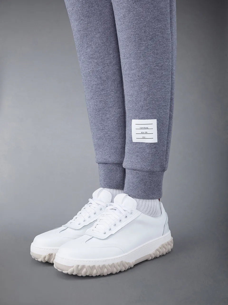 Thom Browne Four Bar Drawstring Joggers