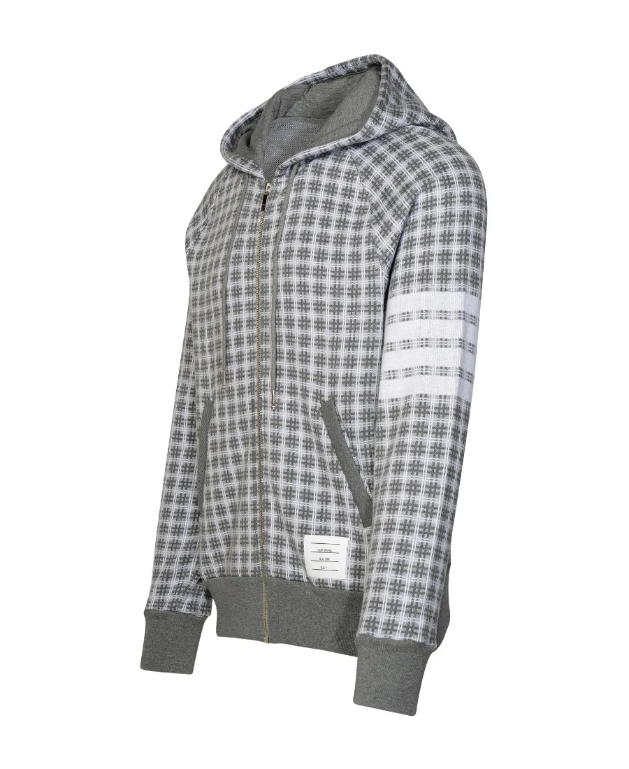 Thom Browne Checkered Zip-Up Jacket