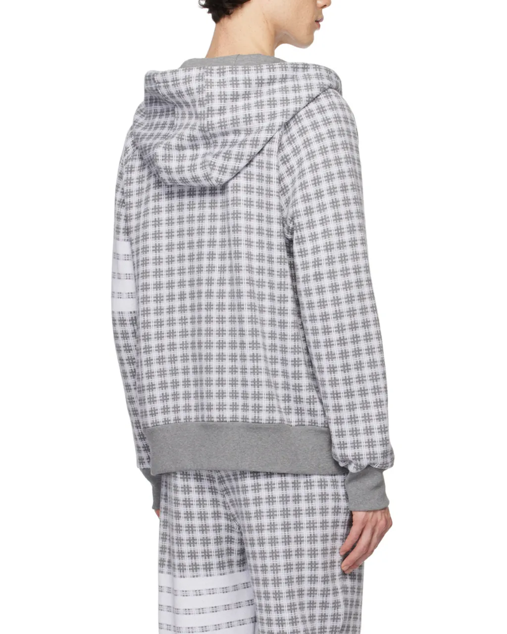 Thom Browne Checkered Zip-Up Jacket