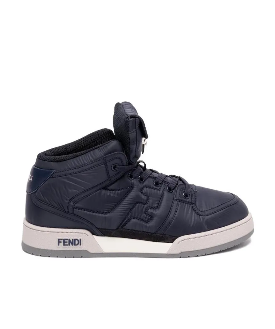 Fendi Match High-Top Sneakers